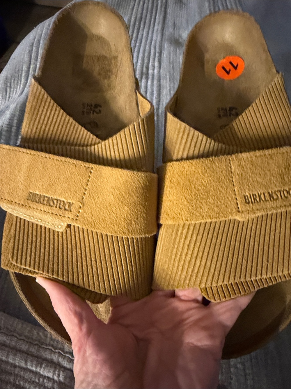 Birkenstock Woman’s Slip-ons size 42. They are brand new with tags. Kyoto Suede